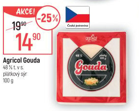 Sýr Gouda 48% Agricol