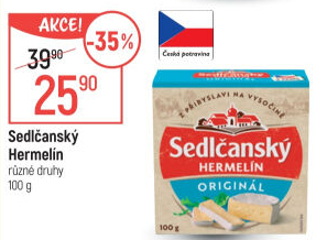 Sýr Hermelín Sedlčanský