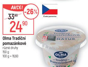 Tradiční pomazánkové Olma