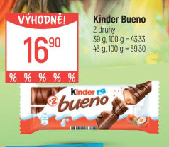 Tyčinka Bueno Kinder