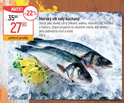 Vlk mořský kuchaný