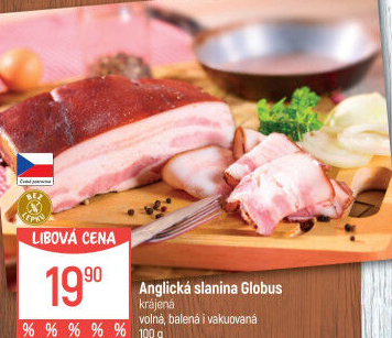 Anglická slanina Globus