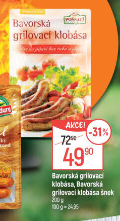 Bavorská grilovací klobása Ponnath