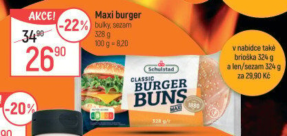 Bulky na hamburger Schulstad