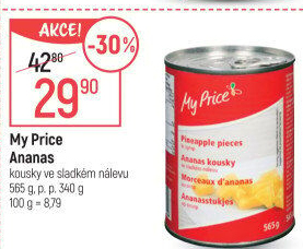 Kompot ananas My Price