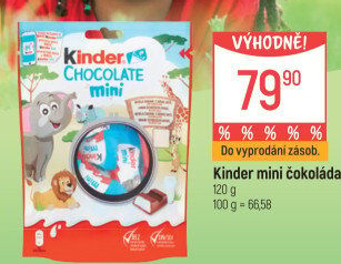 Mini čokoládky Kinder