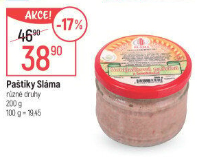 Paštika zabijačková s brusinkami Sláma