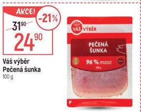 Pečená šunka nejvyšší jakosti Váš Výběr