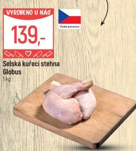 Selská kuřecí stehna Globus