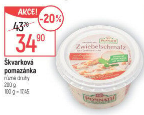 Škvarková pomazánka Ponnath