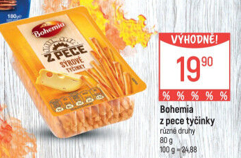 Tyčinky Z pece Bohemia Chips