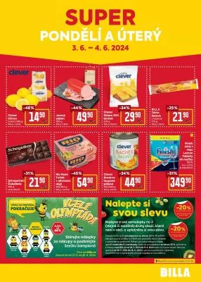 akční leták BILLA 29.5.2024-4.6.2024