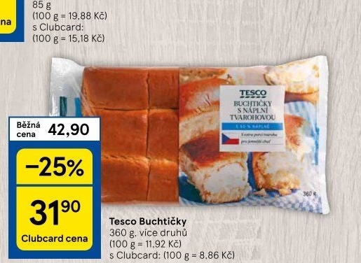 Buchtičky české Tesco