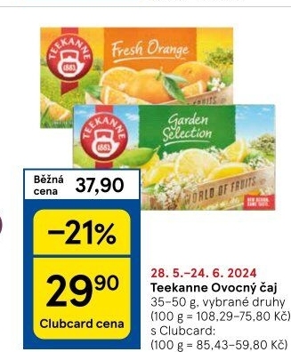 Čaj ovocný Teekanne