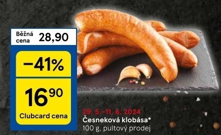 Česneková klobása