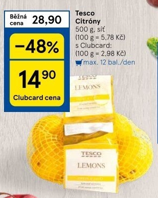 Citrony Tesco