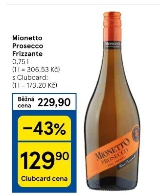 Frizzante Prosecco Treviso Doc Mionetto