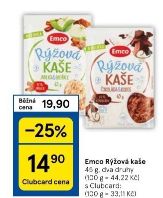 Kaše rýžová Emco