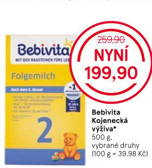 Kojenecká výživa Bebivita