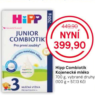 Kojenecká výživa Combiotik Hipp