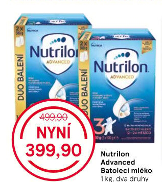 Kojenecká výživa Nutrilon Advanced