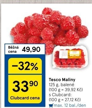 Maliny Tesco