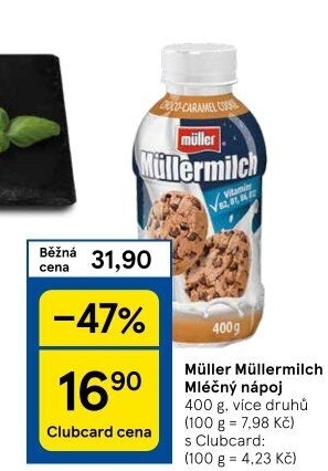Nápoj mléčný Müllermilch Müller