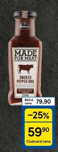 Omáčka na grilování Made for meat Kühne