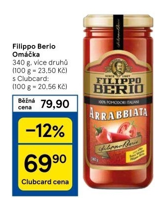Omáčky Filippo Berio
