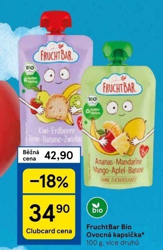Ovocná kapsička Bio Frucht Bar