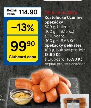 Špekáčky Kostelecké uzeniny