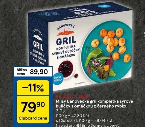 Sýr na gril Grill kompletka Bánovecká Milsy