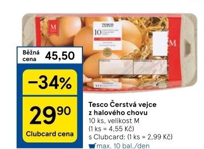 Vejce M Tesco