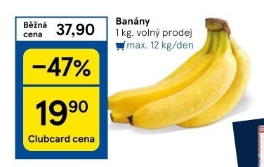 Banány - Tesco akcniletaky.com