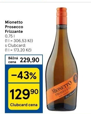 Frizzante Prosecco Treviso Doc Mionetto