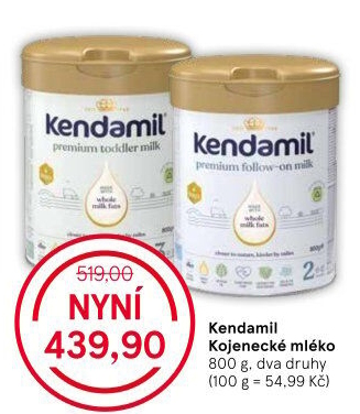 Kojenecká výživa Kendamil