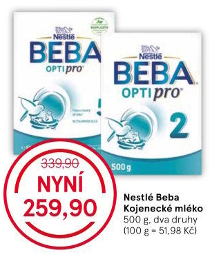 Mléčná výživa Beba Nestlé