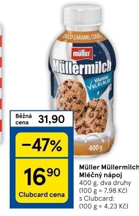 Nápoj mléčný Müllermilch Müller