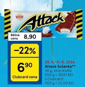 Oplatky Attack Sedita