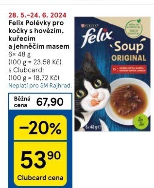 Polévka pro kočky Felix Purina