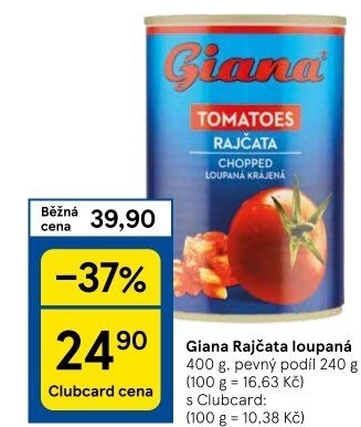 Rajčata loupaná Giana