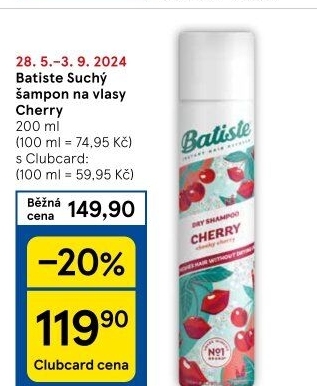 Šampon suchý Batiste