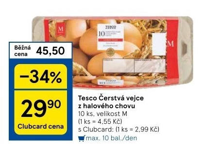 Vejce M Tesco