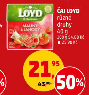 Čaj ovocný Loyd
