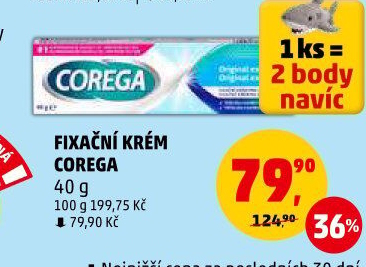 Fixační krém na zubní protézu Corega