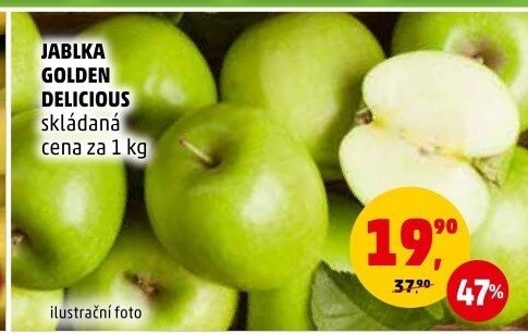 Jablka Golden Delicious
