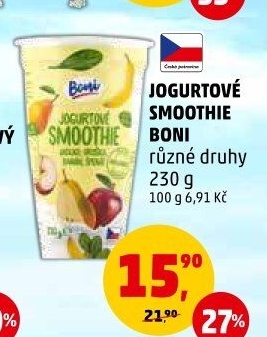 Jogurtové smoothie Boni