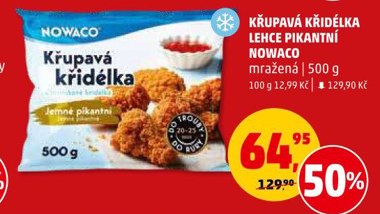 Křupavá křidélka mražená Nowaco