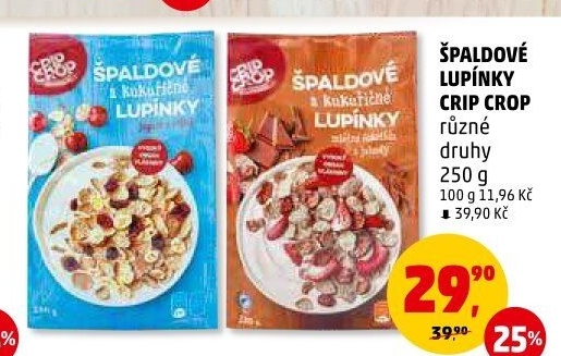 Lupínky špaldové Crip Crop