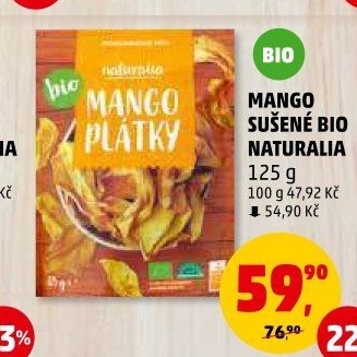 Mango sušené bio Naturalia
